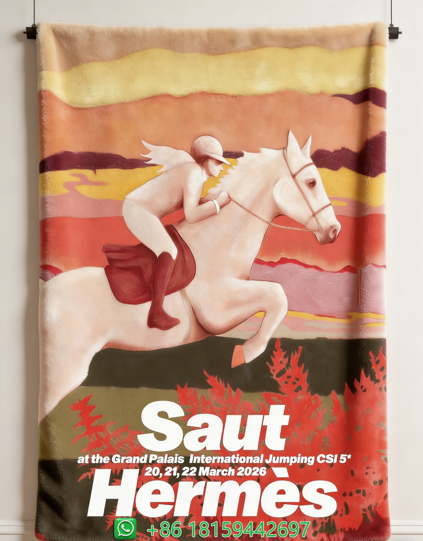 Hermes Throw Blankets